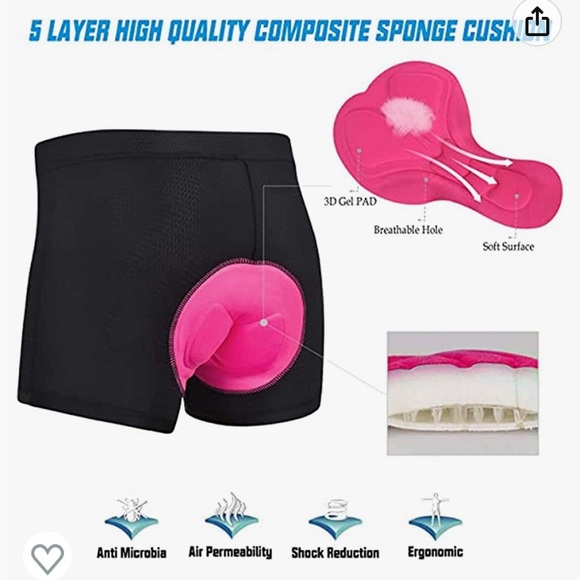 Biker shorts with 3D padding - Picture 4 of 6